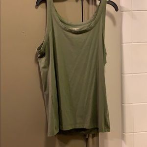 Green tank top